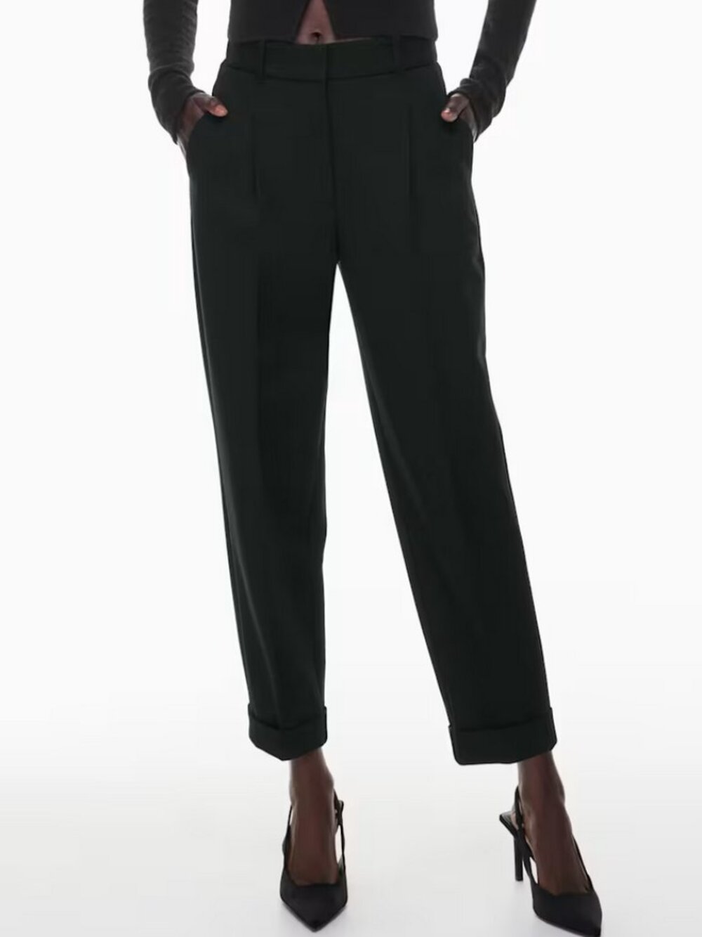 Aritzia Dashwood Pants Size 6 Tall (Black)